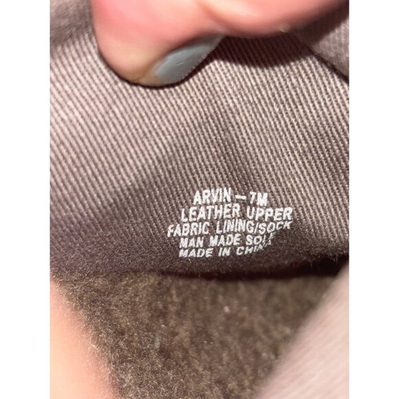 OTBT Arvin Suede Wedge Ankle Boots With Faux Fur Cuffs & Stud Accents - Picture 10 of 14